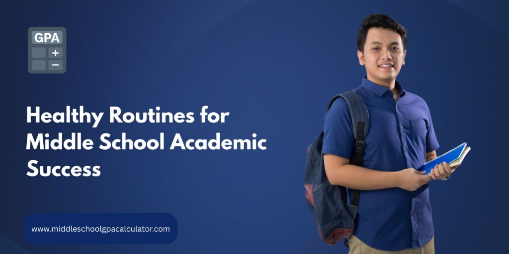 Healthy Routines for Middle School Academic Success