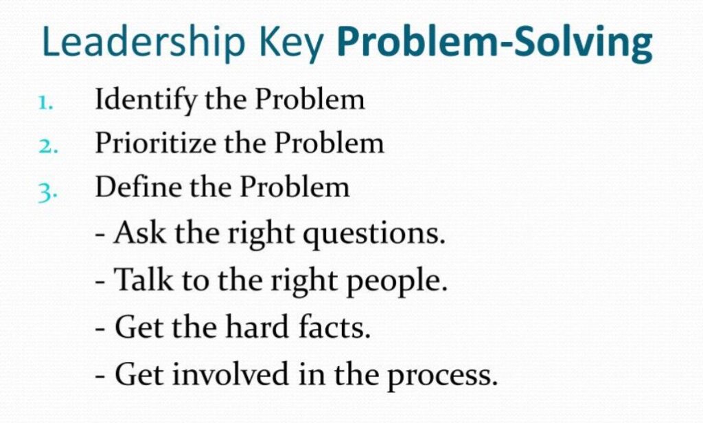 How to Develop Leadership and Problem-Solving Skills