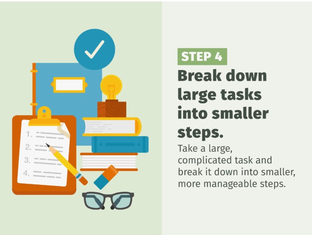 How to break big task into smaller
