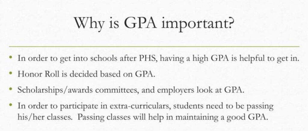 why gpa is important