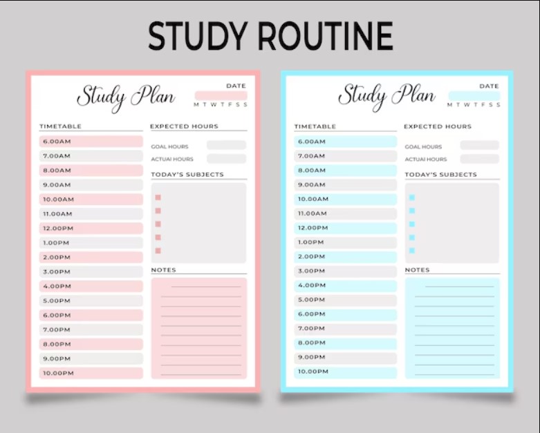 how to build consistent study routine