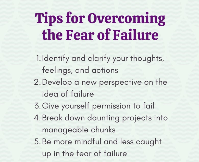 tips for overcoming fear of failure