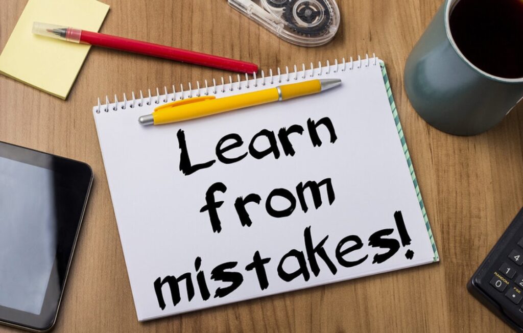 how to learn from your mistakes